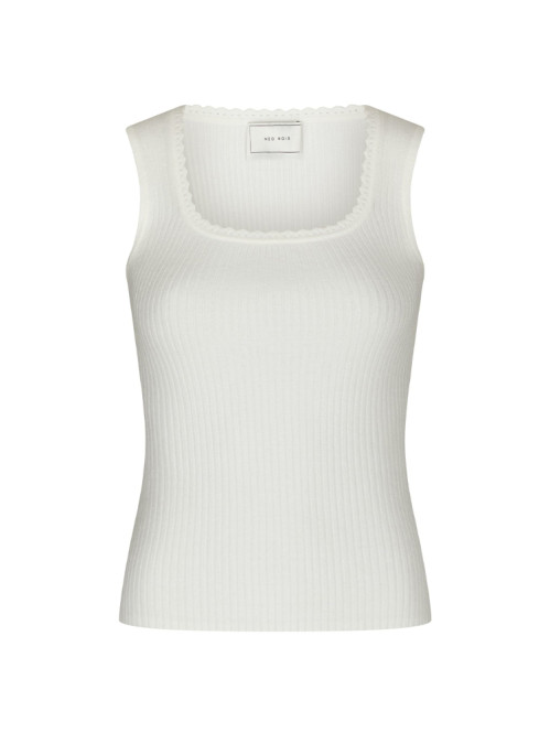 Fraline knit top off white 
