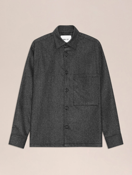 Freddy overshirt dk grey mel 