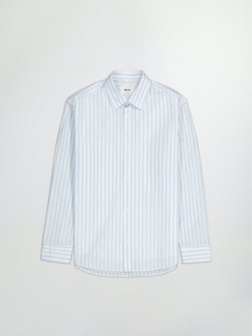 Freddy no pkt shirt aqua stripe 