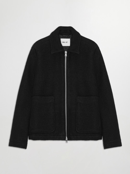 Gael wool jacket black 