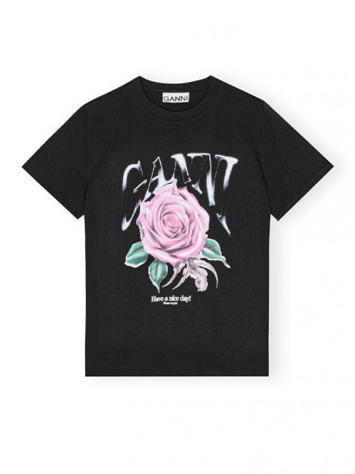 Basic jersey rose tee phantom 