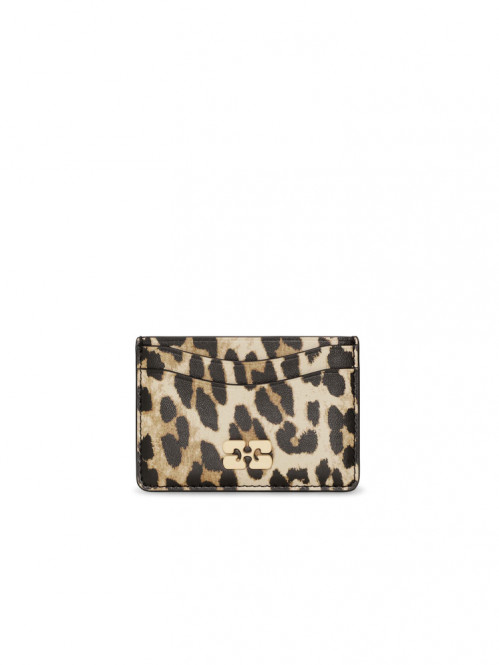 Bou card holder print leopard 