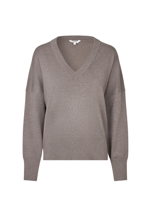 Gillian v-m bravani knit falcon melange 