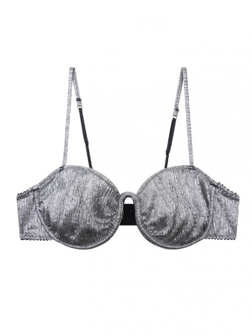 Glow bra silver 