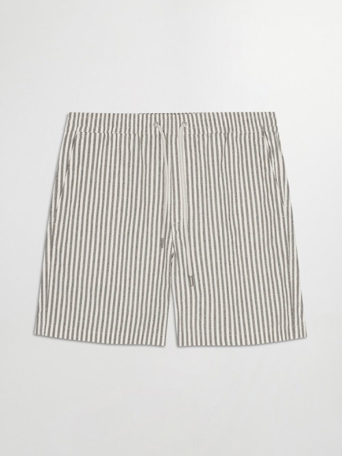 Gregor shorts green stripe 