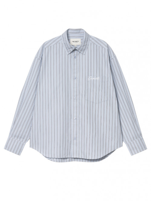 W ls grimsby shirt blue 