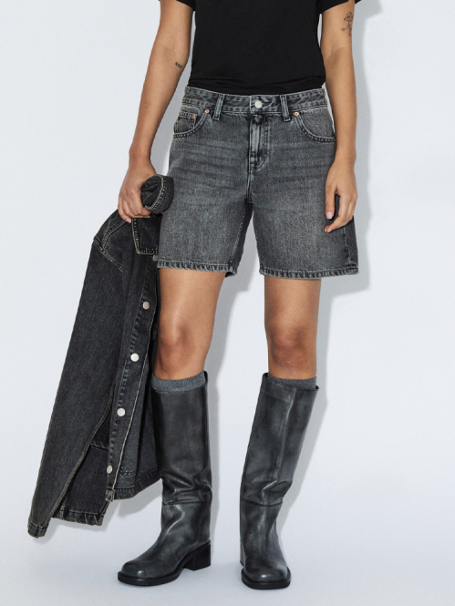 Hill shorts mid grey used 