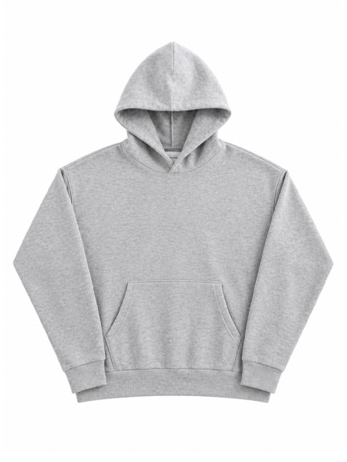Hoodie grey mel 