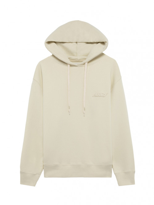 Hoodie main man jersey cream 