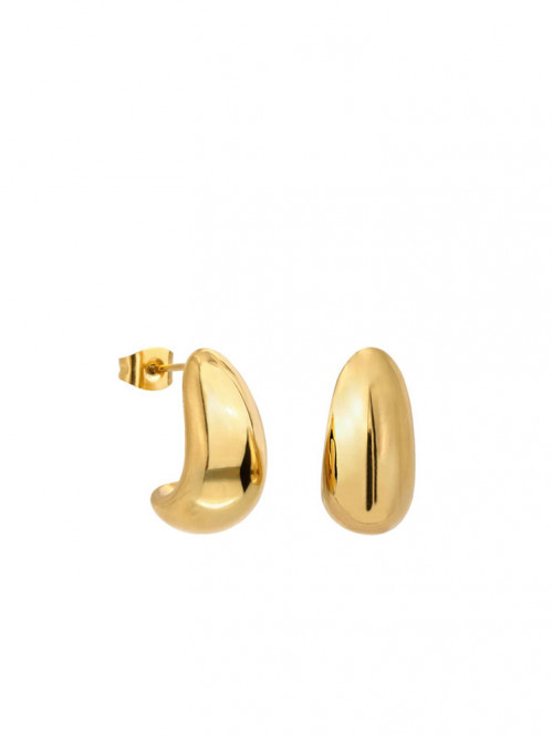 Huggie studs gold OS