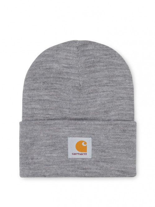 Acrylic watch hat grey heather 