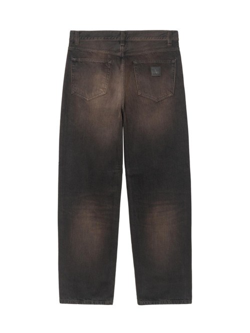 Aaron pant black tobacco used wash 