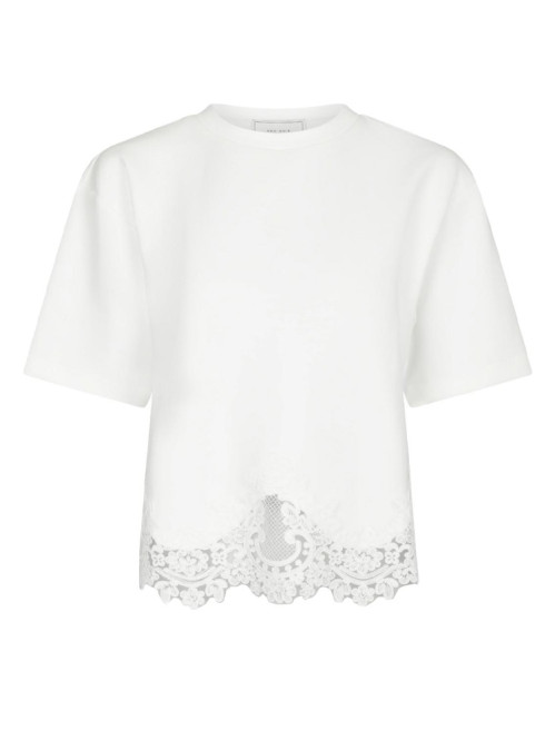 Iria lace tee white 