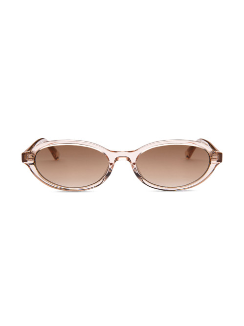 Ivy sunglass peach gradient brown 