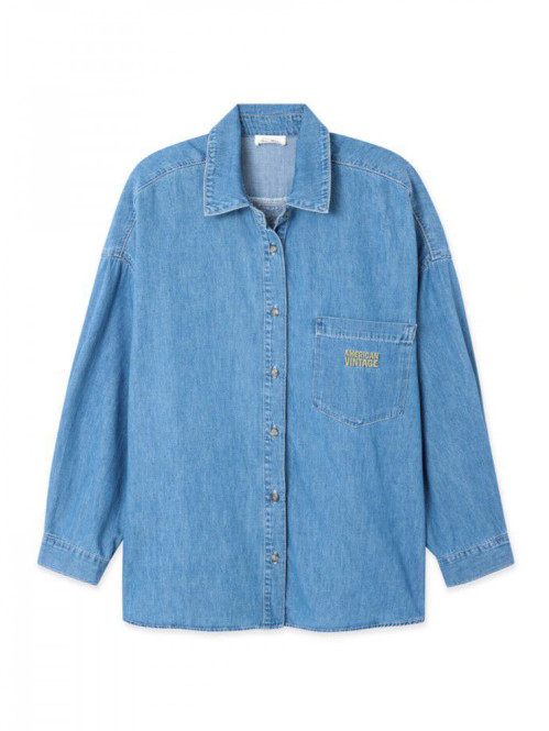 Ize 06a denim shirt medium blue 