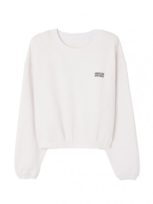 Izu 03a sweatshirt colombe vint. 