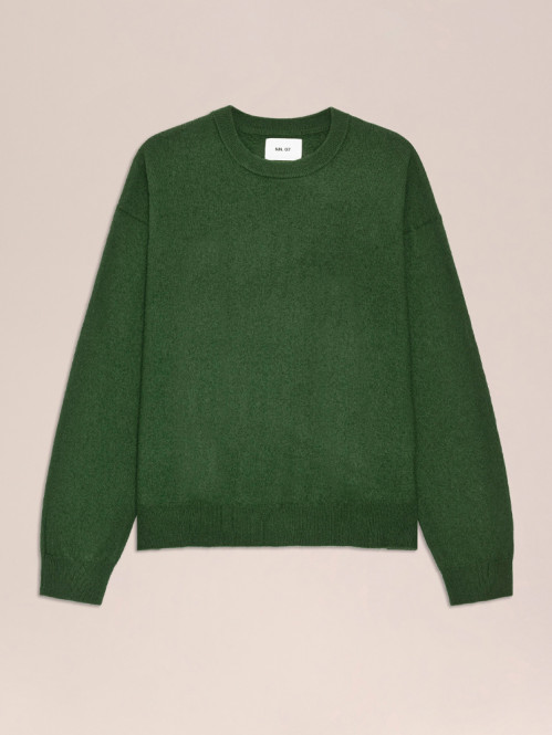 Jasper ls crew pullover eden green 