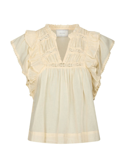 Jayla s voile top butter yellow 