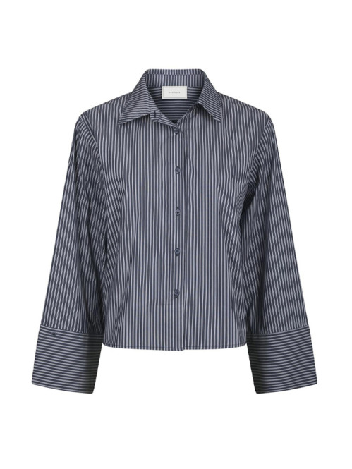 Jaylin stripe shirt dk navy 