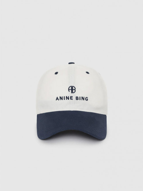 Jeremy baseball cap ivory navy 