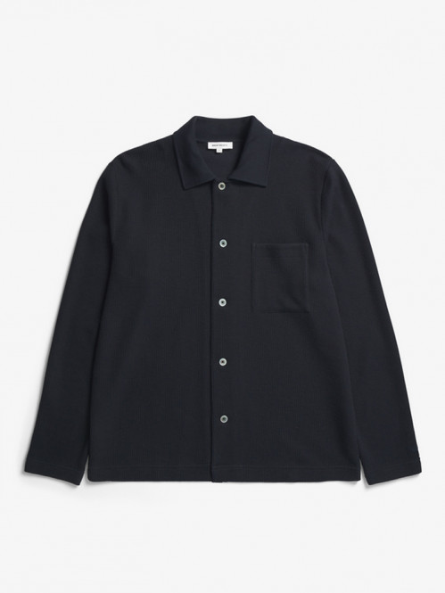 Jorn double face overshirt dk navy 