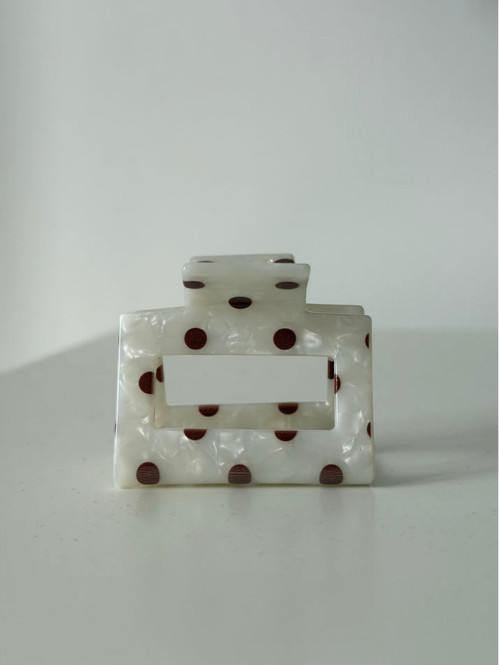 Josefin clip red polka dot OS