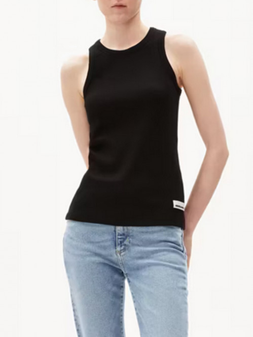 Kanitaa rib tanktop black 