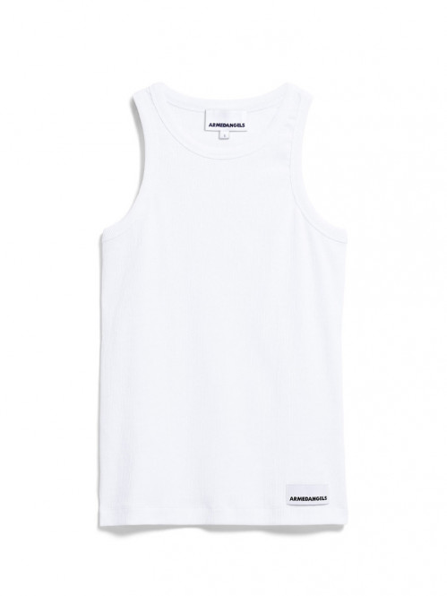 Kanitaa rib tanktop white S