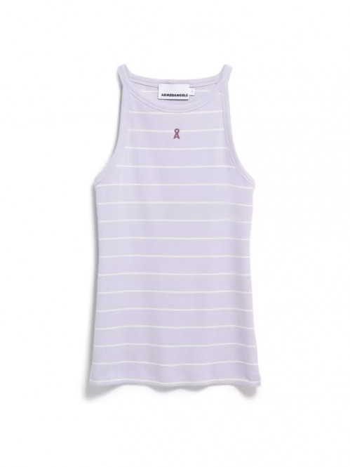 Kataalin fine stripes top soft lilac 