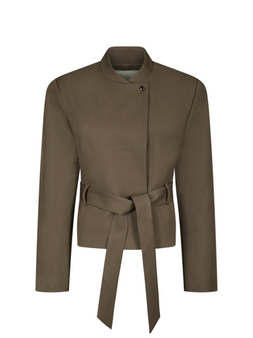 Kaylin structure blazer dusty brown M