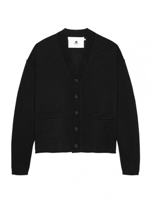 Knitted cardigan black 