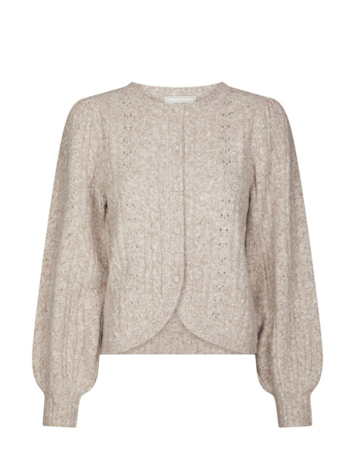 Koteas cable knit cardigan beige melange 