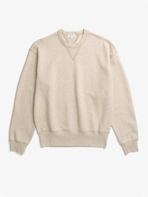 Kulhuse cotton linen loopback sweatshirt natural 