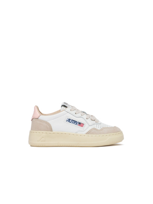 Autry kids low sneaker suede pink 