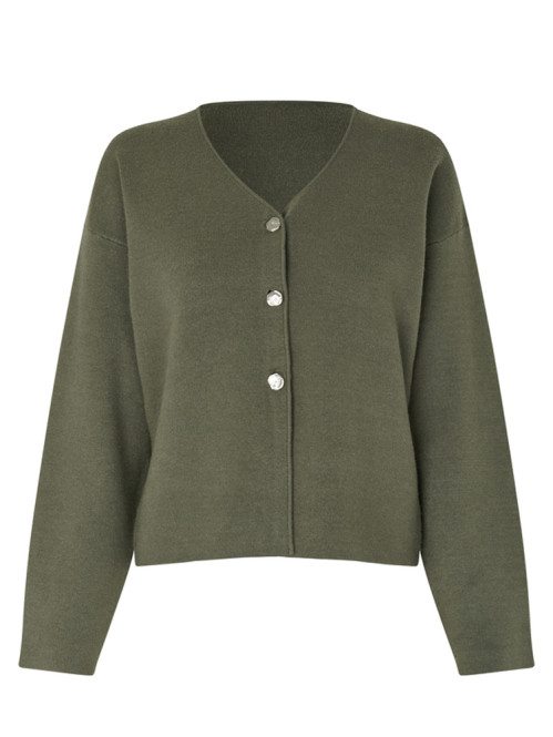 Kyne-m cardigan dusty olive 