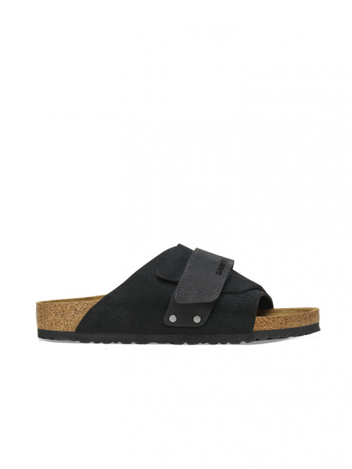 Kyoto nubuck suede sandals black 