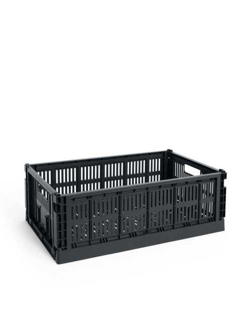 Colour crate L charcoal 