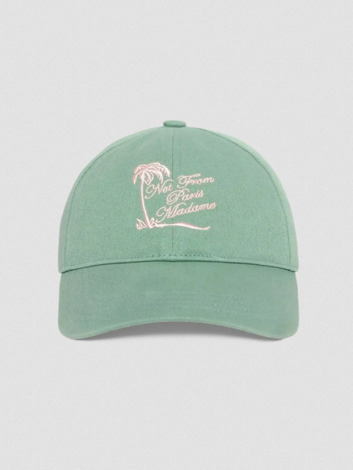 La casquette slogan water green 