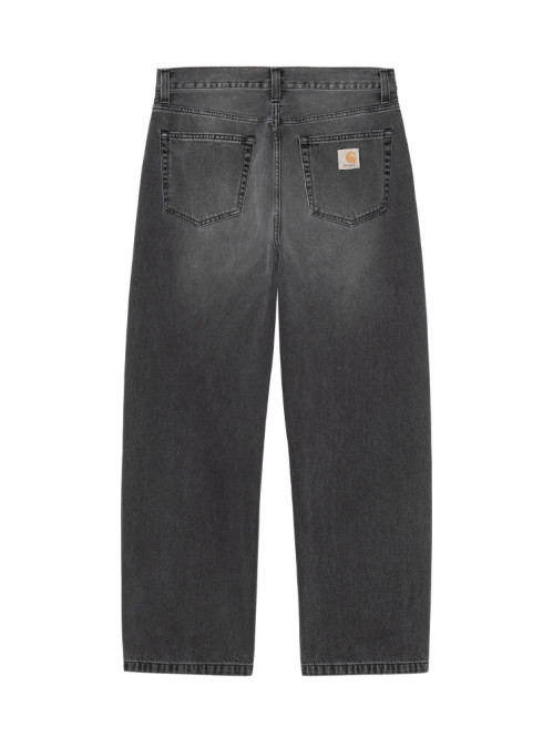 Landon pant black worn bleached 