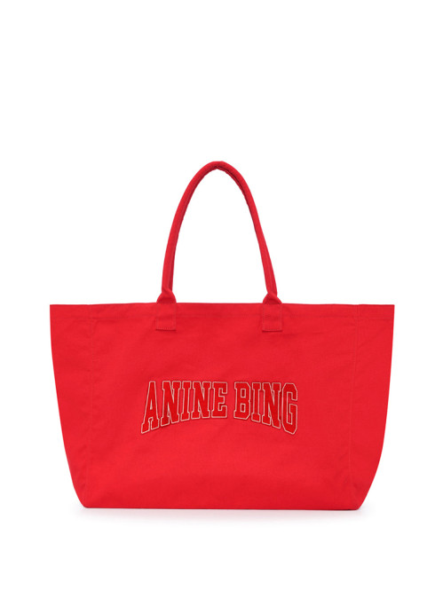 Leo canvas tote bag tango red 