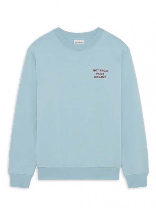 Le sweatshirt slogan lt blue 