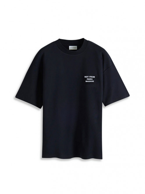 Le t-shirt slogan black 
