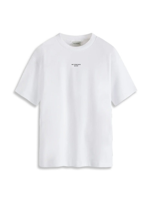 Le t-shirt slogan classique optic white 