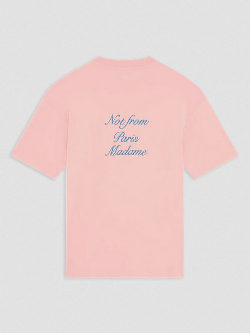 Le t-shirt slogan cursive lpi pink 