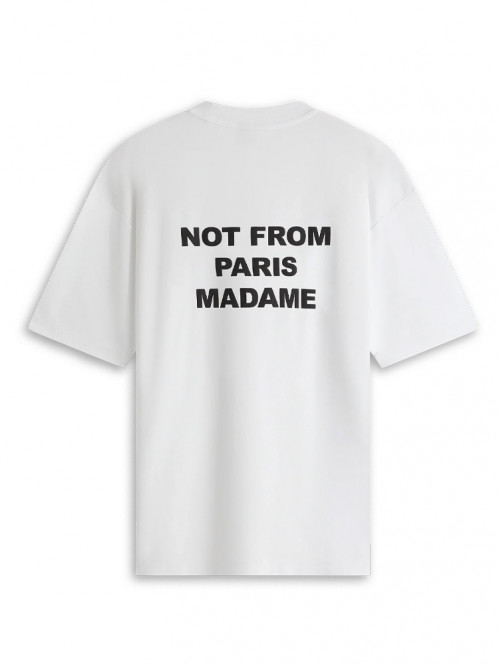 Le t-shirt slogan optic white L