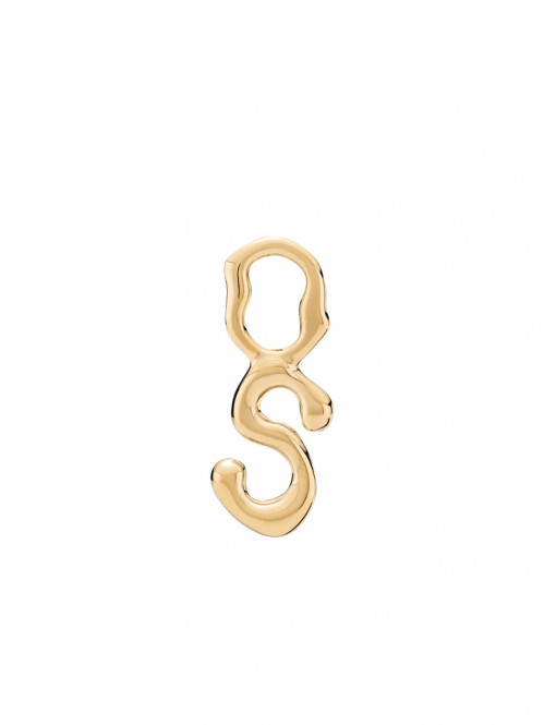 Fluent letter s gold 