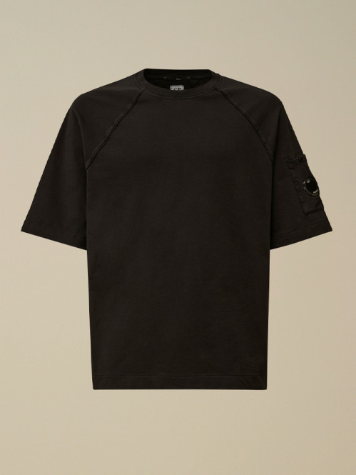 Light fleece t-shirt black 