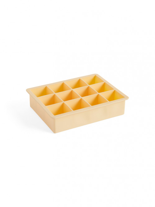 Ice cube tray XL light yellow 