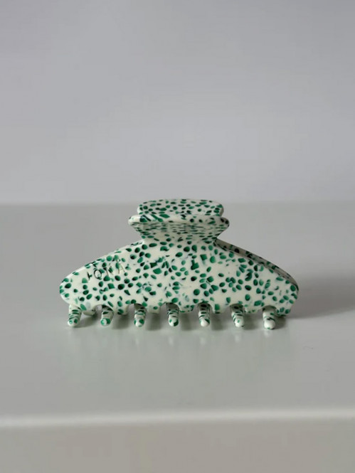 Line clip pebble green 