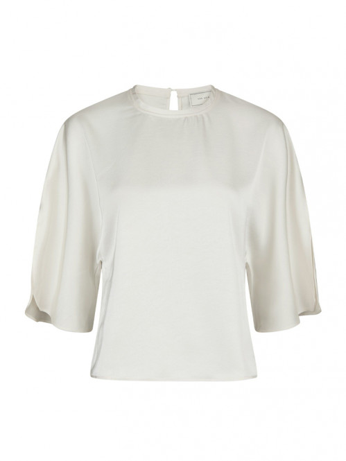 Liora heavy sateen blouse pearl S